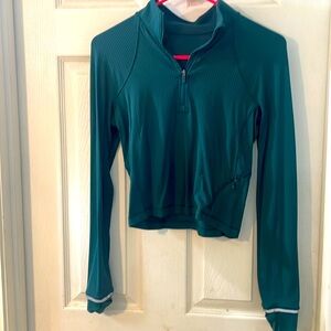 Lululemon Special Edition It’s Rulu Run Ribbed Cropped Half Zip